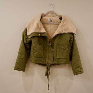 UNIF Olive Green Bomber Jacket